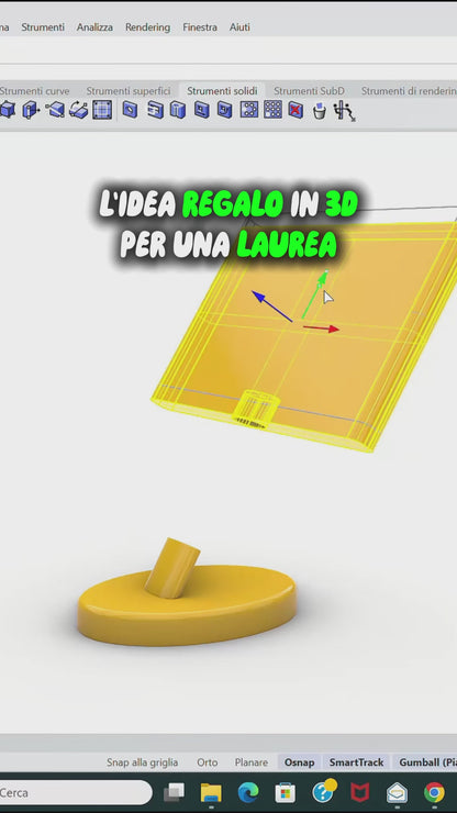 Idea Regalo Laurea - Libro Personalizzato su Piedistallo