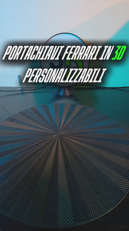 Portachiavi Ferrari 3D Personalizzabile con Nome