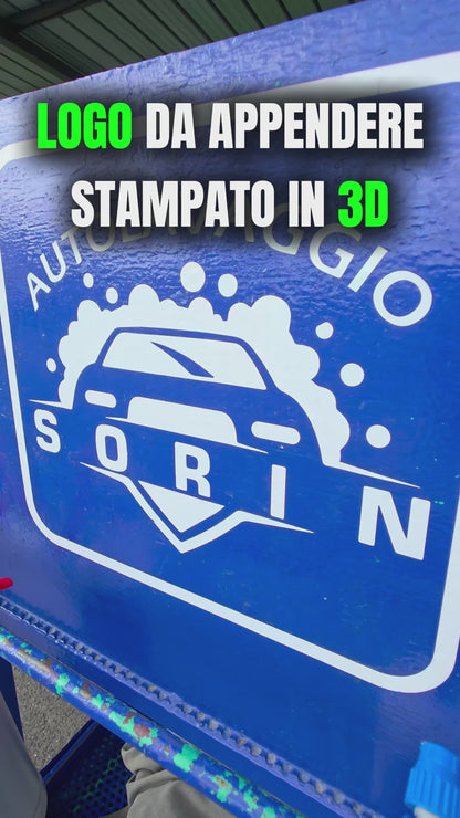 Logo da Appendere a Parete - Targa con Logo Aziendale