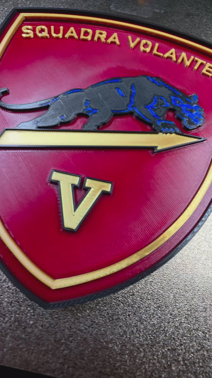 Lampada LED con Logo Squadra Volante Polizia - Turno V