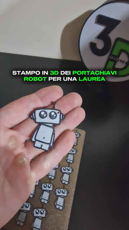 Portachiavi Robot Personalizzati