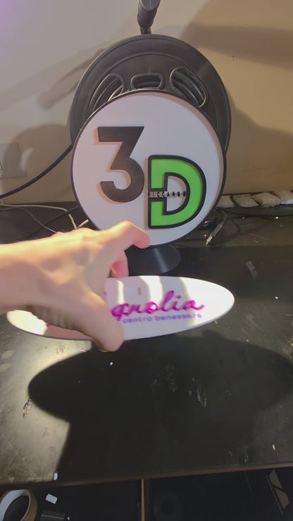 Porta Biglietti da Visita Personalizzato - Centro Benessere Magnolia