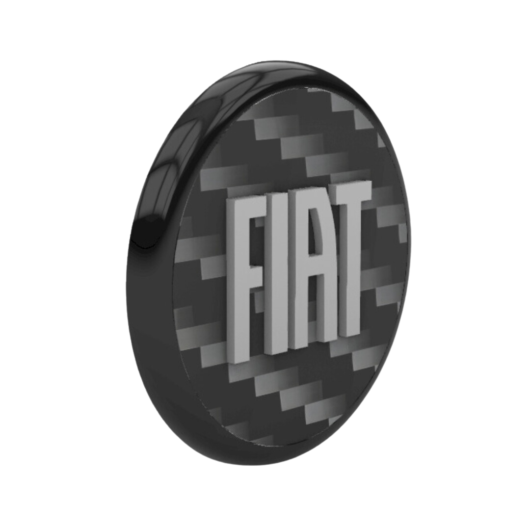 Borchietta Logo FIAT - Anteriore - Posteriore - Volante Sterzo