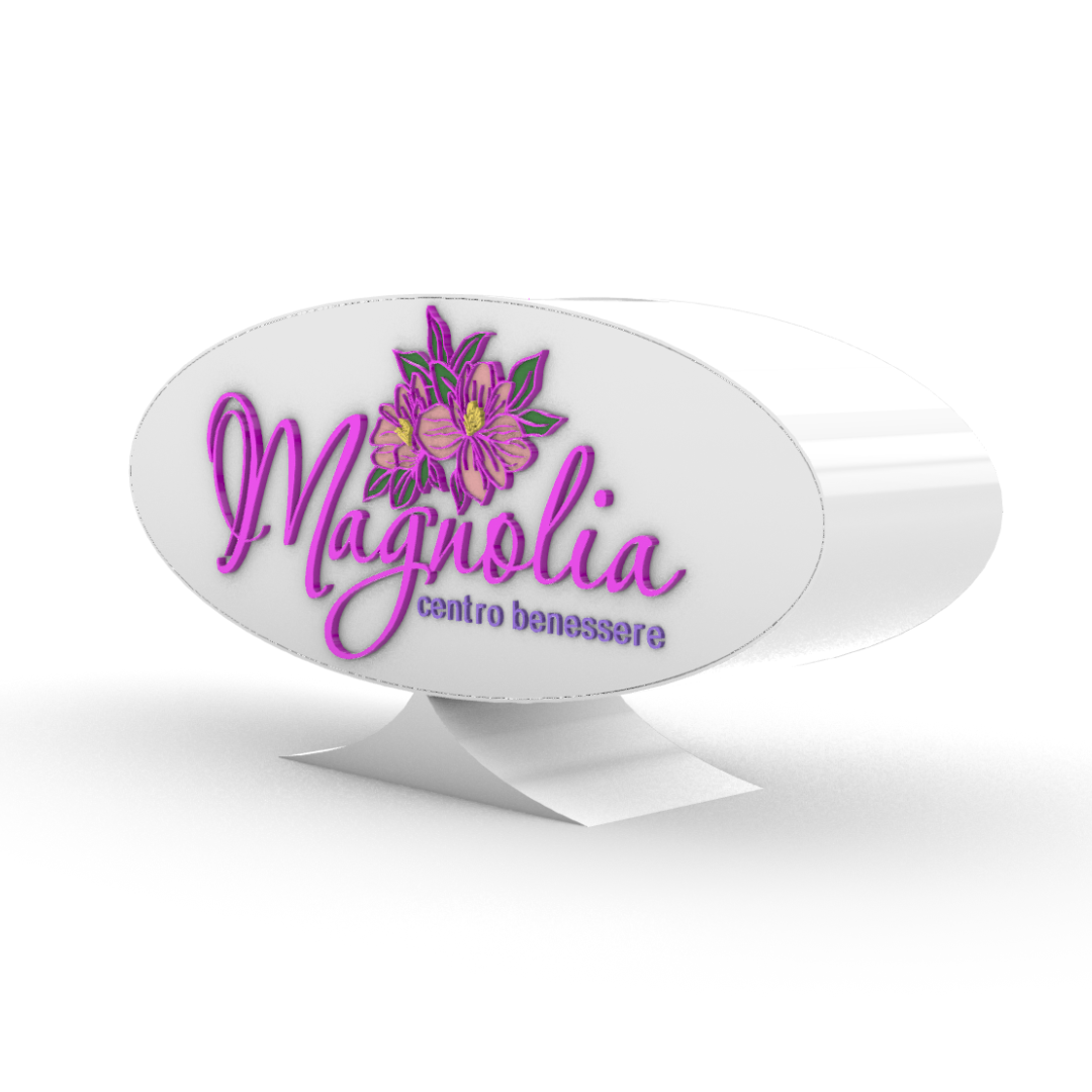 Porta Biglietti da Visita Personalizzato - Centro Benessere Magnolia